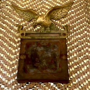 Vintage eagle brass and iron